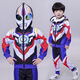 憶愛(ài)奧特曼衣服男童外套春秋運動(dòng)套裝兒童賽羅衣服童裝圣誕節表演服  歐布帶護目鏡  130
