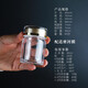 火貝亞克力瓶子藥材分裝瓶裝中藥的小瓶子空瓶藥粉藥瓶塑料透明LOGO定 45*70MM容量40ML透明瓶子