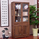 慢象紅木家具非洲雞翅木（學(xué)名：非洲崖豆木）實(shí)木書(shū)柜中式儲物柜展示柜古董柜書(shū)架陳列柜文件柜D 單個(gè)：長(cháng)98*寬38*高198cm