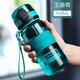 UZSPACE優(yōu)之兒童小容量運動(dòng)水杯夏季便攜Tritan塑料壺男女小學(xué)生透明水瓶 水之魔法師 玉藤青350ML