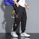 【肥佬340斤胖哥超大碼9XL】潮牌工裝褲運動(dòng)休閑束腳長(cháng)褲子潮胖子加肥加大碼寬松肥佬胖人男潮胖子男裝 ZL-2025A 7XL(240-260斤)