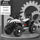 有喜娃兒童電動(dòng)摩托車(chē)充電小男女孩1歲以上可坐大人沙灘車(chē)遙控越野四輪 白色+超大電瓶+早教+遙控