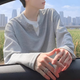 肯奈迪假兩件男士衛(wèi)衣打底衫長袖t恤男秋冬潮牌美式復古v領(lǐng)內(nèi)搭休閑穿搭 淺灰色-假兩件打底衫 L 【160cm-170cm】