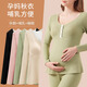 斤慕哺乳衣喂奶衣孕婦睡衣秋衣保暖內衣月子服冬季產(chǎn)后哺乳喂奶加絨女 哺乳秋衣【上衣-蘋(píng)果綠 XL】