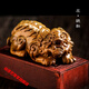仙佳藝綠檀瑞獸貔貅文玩手把件男女木雕隨身把玩盤(pán)玩 左貔貅