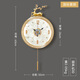 銅大師2026款現代輕奢黃銅貝殼鐘表掛鐘客廳家用靜音掛表歐式掛墻時(shí)鐘 32CM鉆石邊-數鉆貝殼盤(pán)-靜音機芯