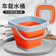 Astree折疊水桶洗車(chē)桶折疊刷車(chē)桶魚(yú)水桶洗車(chē)套裝組合收納桶釣魚(yú)野營(yíng)桶多功能硅膠大號(hào)折疊洗車(chē)水桶10L