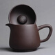 宜興紫砂公道杯帶茶濾一體茶漏過(guò)濾網(wǎng)純手工原礦紫泥茶海分茶器茶