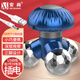 安尚小型三腳按摩器無線充電電動蘑菇按摩棒迷你震動便攜USB數(shù)據(jù)線頸肩頸椎腰腿全身手持壓三角按摩儀 豪華款 USB插電/電池 藍(lán)