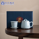 蘇氏陶瓷汝窯辦公杯帶蓋家用泡茶水杯開(kāi)片可養過(guò)濾喝茶杯禮盒裝