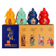 液至藍福祿壽喜酒52度濃香型純糧酒500ml*4瓶禮盒裝送禮白酒整箱 52度 500mL 4瓶
