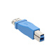 威焱 適用于USB3.0打印機(jī)轉(zhuǎn)換頭USB公轉(zhuǎn)方口母轉(zhuǎn)接頭A型公對(duì)B型母連接頭 USB3.0母轉(zhuǎn)BM轉(zhuǎn)接頭