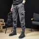 古先森美式復古工裝褲男款寬松休閑褲男秋冬款哈倫褲潮牌束腳褲男長(cháng)褲子 深灰色 31 【125-135斤】