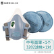 寶順安硅膠防塵口罩KN100防工業(yè)粉塵煤礦專(zhuān)用水泥硅砂電焊石英裝修打磨 中號(hào)主體+1對(duì)3202濾棉