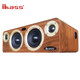 ibass 主音solo 2023款發(fā)燒藍牙音箱K歌直播遙控電腦手機電視同軸投影儀低音炮桌面木質(zhì)音響 solo3pro【橡木】