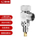 潛水艇全銅三通分水閥門帶開關(guān)分水器三角閥一進二出水龍頭一分二接頭 B2【方形-4分螺紋口+4分止水接頭