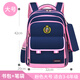 星超迪兒童書包小學(xué)生一二三六年級(jí)女生雙肩6-12歲男孩防水護(hù)脊減負(fù)背包 大號(hào)-粉紅色（8382）