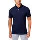 TOMMY HILFIGER湯米 希爾費(fèi)格 男款POLO衫 純色簡(jiǎn)約男士Polo短袖 夏季新款上衣 海軍藍(lán)C817857318翻領(lǐng)T恤 M（建議140-160斤）