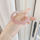 燦貝郁金香粉色水蜜桃瑪瑙手鐲玉手鐲子女胖圓條高冰透玉髓美人鐲玉鐲 56mm精美禮盒