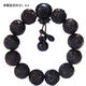 易水閣 雷擊桃木手鏈六字真言佛珠手串雕刻蓮花木魚(yú)男女款手串飾品 雷擊蓮花手鏈直徑1.8
