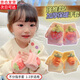 斐月伽兒童手套寶寶手套1-3歲秋冬季兒童卡通翻蓋手套幼兒手套手部保暖 毛絨手套【1-3歲】-粉色