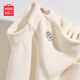 名創(chuàng)優(yōu)品（MINISO）搖粒絨外套女秋冬季2024年新款潮流沖鋒衣服內(nèi)膽抓絨保暖女士夾克 【420G重磅奧粒絨】米白色(熊仔口袋胸標(biāo)) 加厚 L 165 (體重125-145斤)