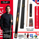 RILEY萊利臺(tái)球桿RES RWEST RB8 RICON小頭桿斯諾克通桿中式黑八分 RICON101送黑桿盒+五色石皮頭