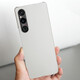 魔護(hù)衛(wèi) 索尼Xperia1V手機(jī)殼磨砂硬殼Xperia 1 III透明ii代超薄iv不發(fā)黃X1v半包 磨砂半透硬殼【不發(fā)黃】 索尼 XPERIA 1 IV