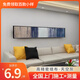 高精密墻布無(wú)縫全屋臥室電視背景墻壁布2024新款簡(jiǎn)約奶油色包安裝 無(wú)縫墻布-天空灰 平米