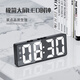 康巴絲數(shù)字電子鬧鐘簡約ins風(fēng)LED屏顯夜光電子鐘客廳臥室桌面電子臺鐘 810黑色