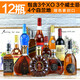 君默美式家居洋酒瓶裝飾品酒柜擺件酒吧假酒道具擺設仿真洋紅酒12瓶