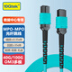 萬(wàn)兆通光電 40G MPO光纖跳線(xiàn) 萬(wàn)兆OM3/4多模MTP尾纖 12芯8芯束狀100G光纖線(xiàn) MPO-8LC 【OM3/8芯】 MPO/MPO 1米