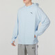彪馬（PUMA）男裝女裝夏季跑步健身運動服舒適夾克外套682912-69  藍色 L