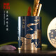 朱炳仁銅 喜魚戲荷筆筒開學(xué)季實用藝術(shù)客廳書房辦公桌擺件 喜魚戲荷筆筒