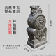 藍(lán)桂石雕門墩抱鼓石一對(duì)家用門口石獅子麒麟貔貅青石仿古做舊石鼓石墩 麒麟一對(duì) 高80cm