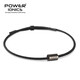 power ionicsPOWER IONICS新品負(fù)離子項環(huán)情侶生肖兔本命年紅繩項鏈可定制刻字 黑色/槍灰配飾 L/XL（可調(diào)至50厘米）