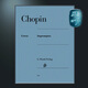 亨樂(lè )原版 肖邦 即興曲作品集 鋼琴獨奏帶指法 Chopin Impromptus br. HN235