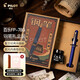 PILOT深度百樂(lè )FP-78G+鋼筆原裝復古套裝墨囊可換學(xué)生書(shū)法練字成人商務(wù)簽字筆送禮墨水禮盒78g 藍色復古禮盒裝(附旋轉上墨器+30ML黑墨水) F尖·約0.4-0.5mm（日常書(shū)寫(xiě)）