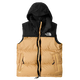 【9成新】北面（The North Face）男女同款經(jīng)典復刻ICON1996Nuptse羽絨服馬甲3JQQ I0J/卡其色 2XL 