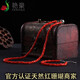 艷豪天然珊瑚手串珊瑚項(xiàng)鏈兩件套三股麻花手串項(xiàng)鏈送女友老婆媽媽珠寶套裝情人節(jié)本命年生日禮物送鑒定證書 套裝（手鏈+項(xiàng)鏈）