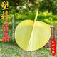 帕提拉（patila）夏季納涼蒲扇塑料仿扇芭蕉扇葵扇家用老式扇子兒童扇子家用芭蕉扇 黃色塑料蒲扇