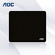 AOC全屬性系列電競游戲鼠標(biāo)墊小號300*250*3mm 加厚鎖邊辦公鍵盤電腦書桌墊M103/93暗紋黑色