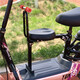 寶鉞電動(dòng)車(chē)自行車(chē)兒童座椅子前置嬰兒寶寶小孩電瓶車(chē)腳踏車(chē)前安全座椅 309直把哈雷單座+扶手