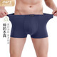 小護(hù)士內(nèi)褲男棉質(zhì)中腰平角褲男士四角短褲頭父親節(jié)禮物MAN009寶藍(lán)XL