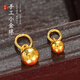 鑫誠(chéng)盛 手工黃金小吊墜999足金小金球圓球小提溜DIY手鏈項(xiàng)鏈配件配飾 單個(gè)小號(hào)金球約0.4g