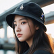 美職棒（MLB）官方 男女帽子 米奇聯(lián)名款漁夫帽運動(dòng)遮陽(yáng)帽 -生日禮物 洛杉磯道奇隊/黑色 均碼 57H