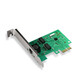 裕合聯(lián) PCI-E千兆網(wǎng)卡 自適應(yīng)以太網(wǎng) 兼容PCI-E 1X或PCI-E 16X臺式機(jī) 綠色-高檔板（適用常見機(jī)箱）