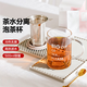 北鼎（Buydeem） 泡茶杯辦公室家用茶具玻璃杯子帶把茶水分離杯高硼硅玻璃 泡茶杯500ml