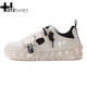 OTZSHOES男鞋情侶同款四季輕便百搭休閑帆布鞋時(shí)尚冰山果凍鞋 灰色 41 