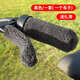 堔銳電動(dòng)車(chē)手把套閘套冬季保暖通用自行車(chē)電瓶車(chē)把手套加絨加厚棉把套 把套+閘套（黑色1套）+扎帶